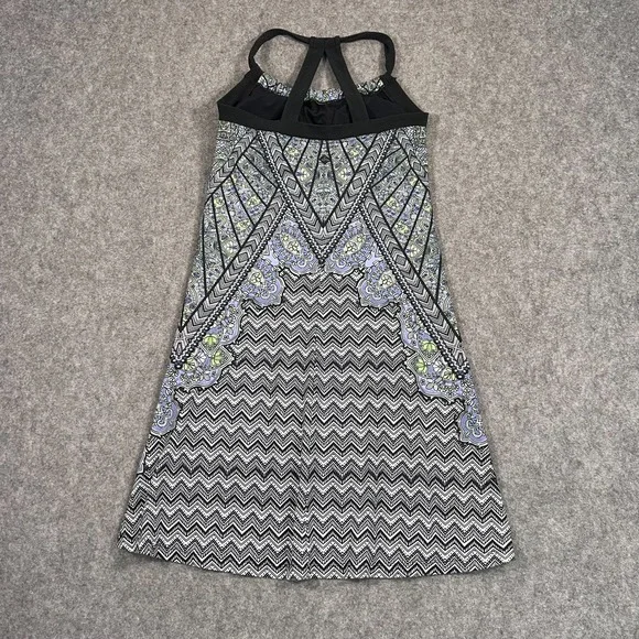 PrAna Multicolor Geometric Amaya Sleeveless Athletic Mini Dress Women's Size XS - Picture 3 of 8